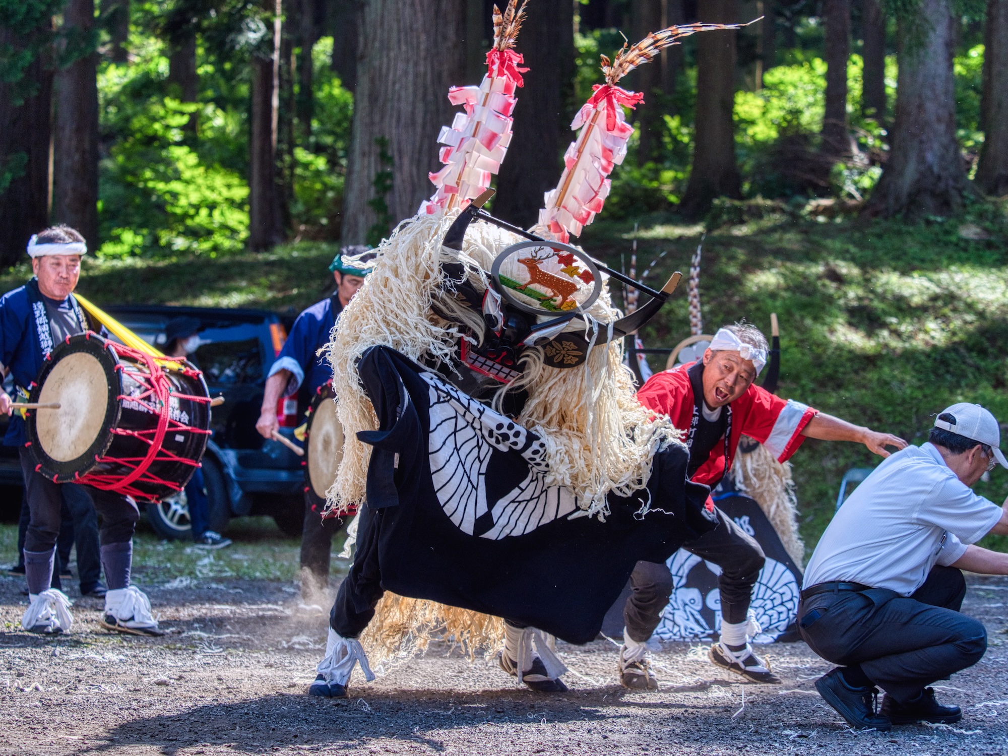 細越獅子踊り